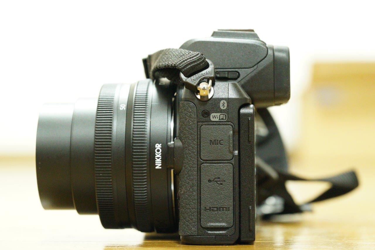 ニコンZ50カメラボディのインターフェース側写真