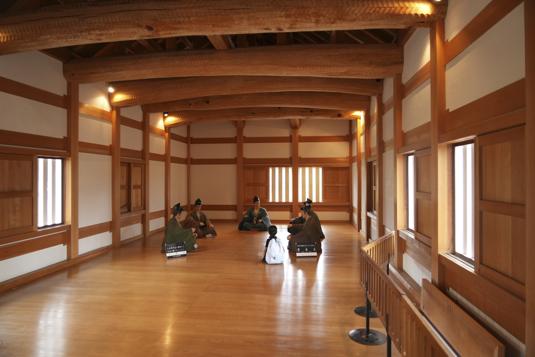 小田原城銅門引きでで撮影した室内写真