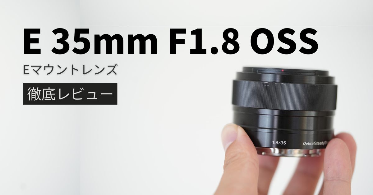 SONYα6600(本体)+ sony E 35mm F1.8 OSS(レンズ)